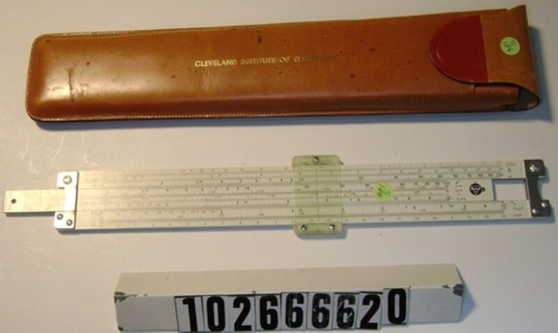 Figure 7 — A Pickett N-515-T in an orange-tan CIE case, catalogued as made circa 1958 by Pickett & Eckel, Inc.